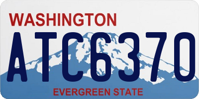 WA license plate ATC6370