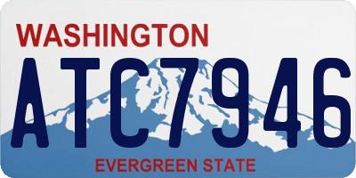 WA license plate ATC7946