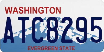WA license plate ATC8295