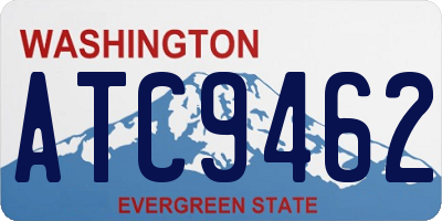 WA license plate ATC9462
