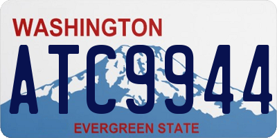 WA license plate ATC9944