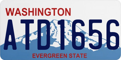 WA license plate ATD1656