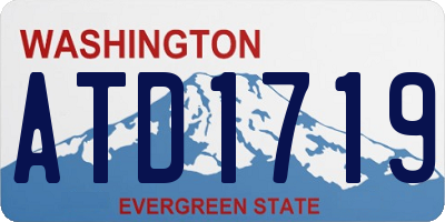 WA license plate ATD1719
