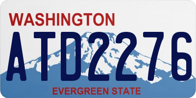 WA license plate ATD2276