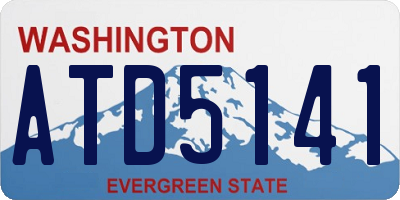 WA license plate ATD5141