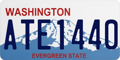 WA license plate ATE1440
