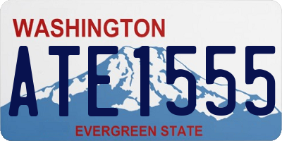 WA license plate ATE1555