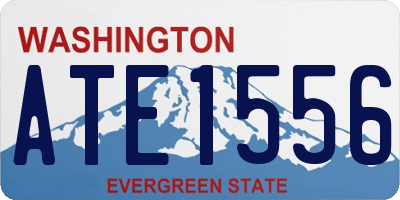 WA license plate ATE1556
