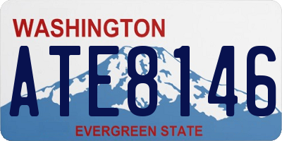 WA license plate ATE8146