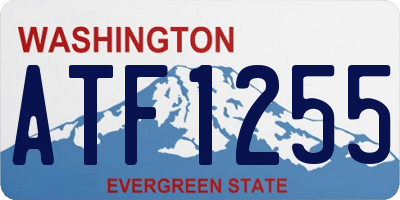 WA license plate ATF1255