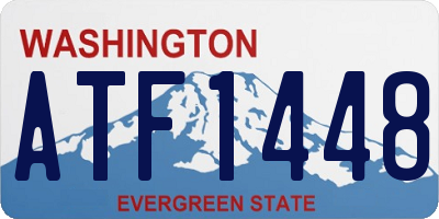 WA license plate ATF1448