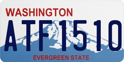 WA license plate ATF1510