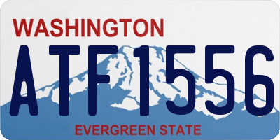 WA license plate ATF1556