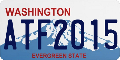 WA license plate ATF2015