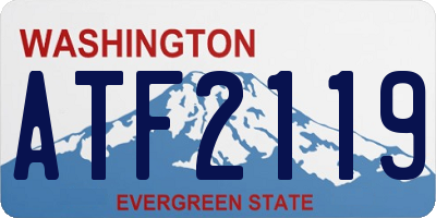 WA license plate ATF2119