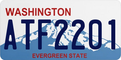 WA license plate ATF2201