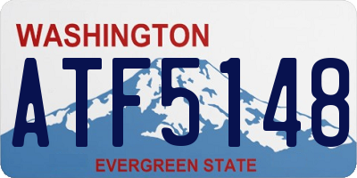 WA license plate ATF5148