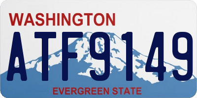 WA license plate ATF9149