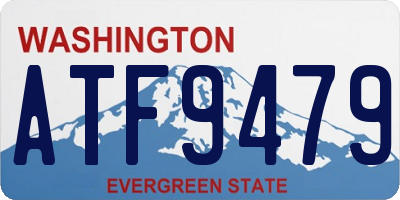 WA license plate ATF9479