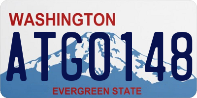 WA license plate ATG0148