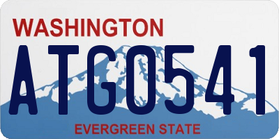 WA license plate ATG0541