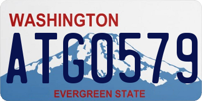 WA license plate ATG0579