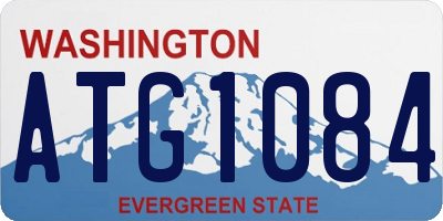 WA license plate ATG1084