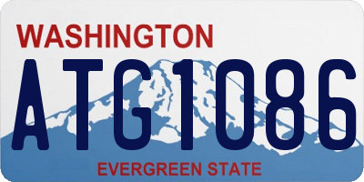 WA license plate ATG1086
