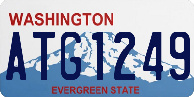 WA license plate ATG1249