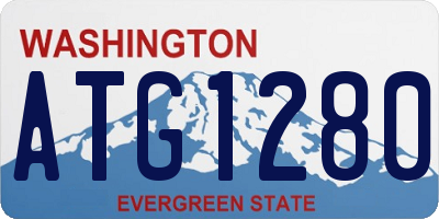 WA license plate ATG1280