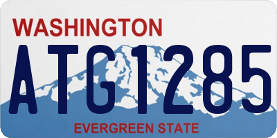 WA license plate ATG1285