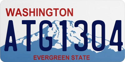 WA license plate ATG1304
