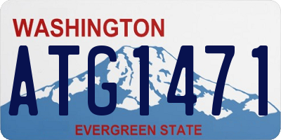 WA license plate ATG1471