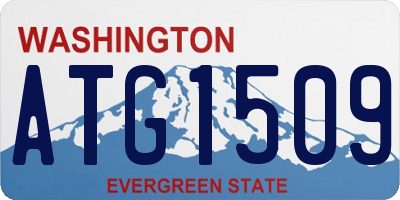 WA license plate ATG1509