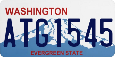 WA license plate ATG1545