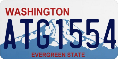 WA license plate ATG1554