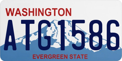 WA license plate ATG1586