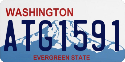 WA license plate ATG1591