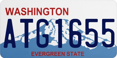 WA license plate ATG1655