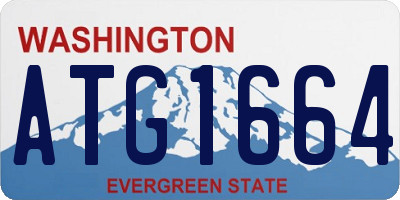 WA license plate ATG1664