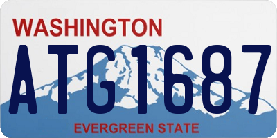 WA license plate ATG1687