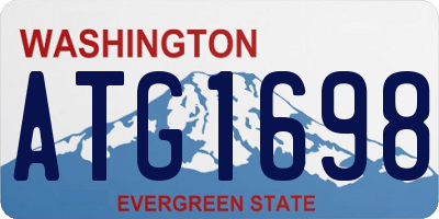 WA license plate ATG1698