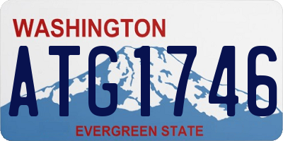 WA license plate ATG1746