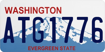 WA license plate ATG1776