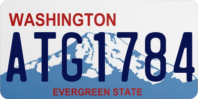 WA license plate ATG1784