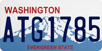 WA license plate ATG1785