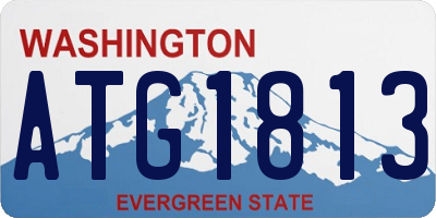 WA license plate ATG1813