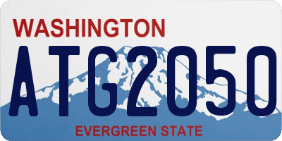 WA license plate ATG2050