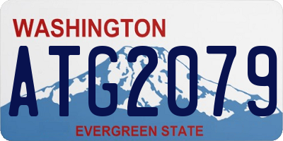 WA license plate ATG2079