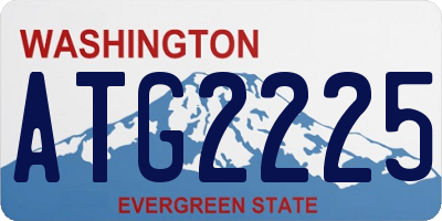 WA license plate ATG2225